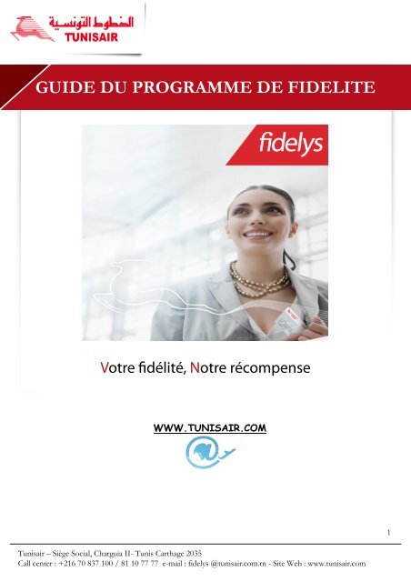 1guide pratique - Tunisair