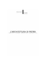 Estratto del volume (.pdf) - Architettura di Pietra