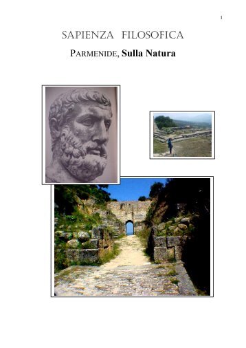 PARMENIDE, Poema Sulla Natura (Hermann DIELS – Walther ...