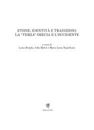 ethne, identità e tradizioni: la “terza” grecia e l'occidente - Corso di ...