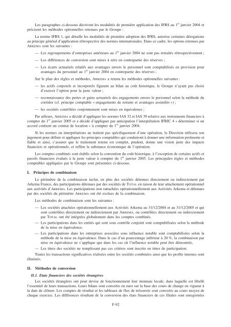 Prospectus de scission et d'introduction en bourse - Total.com