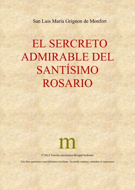 EL SERCRETO ADMIRABLE DEL SANTÍSIMO ROSARIO - OpenDrive