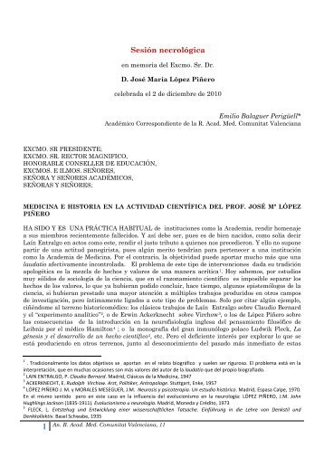 1 - Real Academia de Medicina de la Comunidad Valenciana