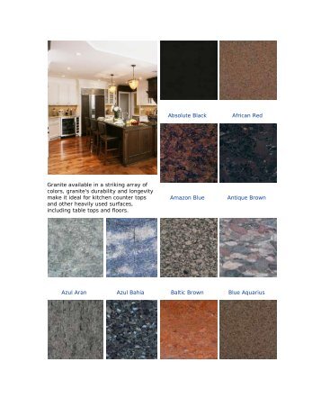 Granite colors PDF file