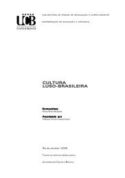 Cultura Luso Brasileira.p65 - Universidade Castelo Branco