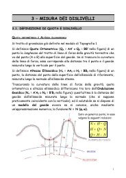 Misura di dislivelli