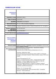 curriculum vitae - ic cornigliano