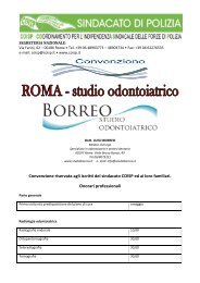 Scarica la convenzione (pdf) - Coisp