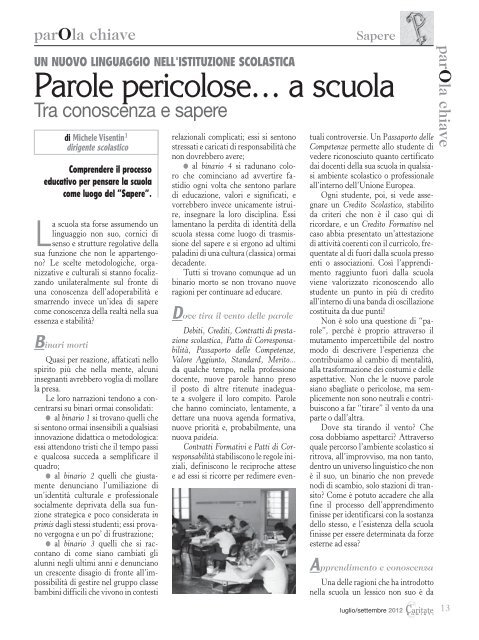 n. 3 - luglio/settembre 2012 - Suore Francescane Elisabettine