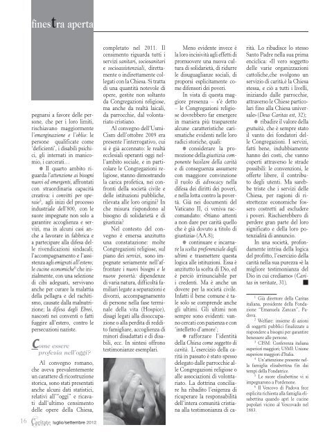 n. 3 - luglio/settembre 2012 - Suore Francescane Elisabettine