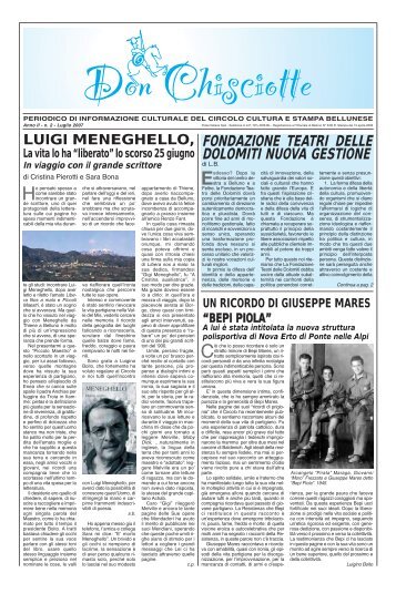 N. 2/2007 - Circolo Cultura e Stampa Bellunese