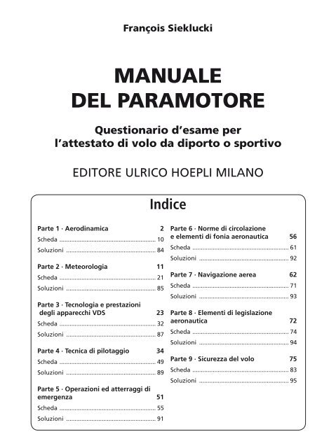 Manuale del paraMotore - HOEPLI.it