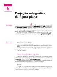 6 Projeção ortográfica da figura plana