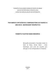 tratamento ortodôntico compensatório do padrão iii- uma ... - GAPO