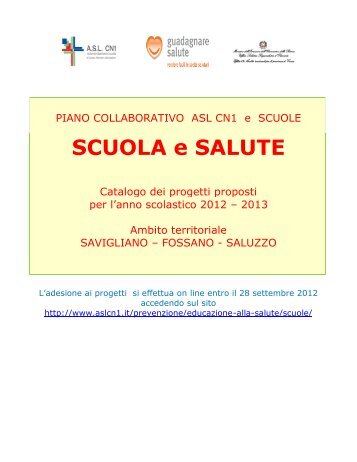 Catalogo Progetti - ambito Savigliano - Fossano ... - CIPES Piemonte
