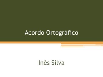 Regras do novo acordo ortográfico - Freguesias