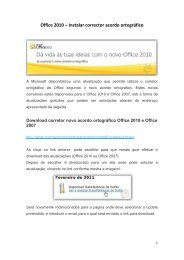 Office 2010 – Instalar corrector acordo ortográfico