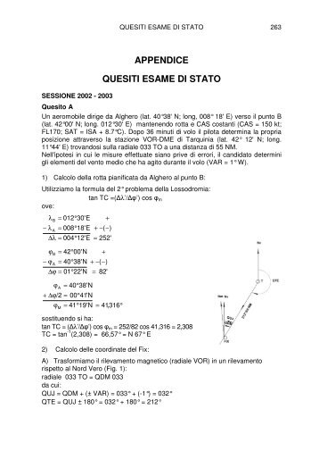 APPENDICE QUESITI ESAME DI STATO - IBN Editore