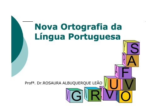 Nova Ortografia da Língua Portugues - ALUB