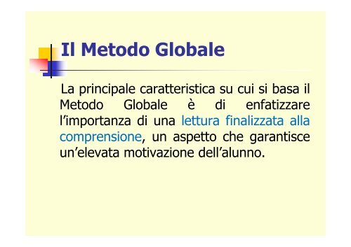 l'apprendimento dei processi di letto - Ufficio Scolastico di Reggio ...