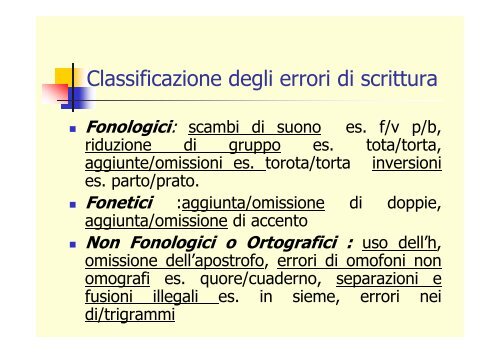 l'apprendimento dei processi di letto - Ufficio Scolastico di Reggio ...