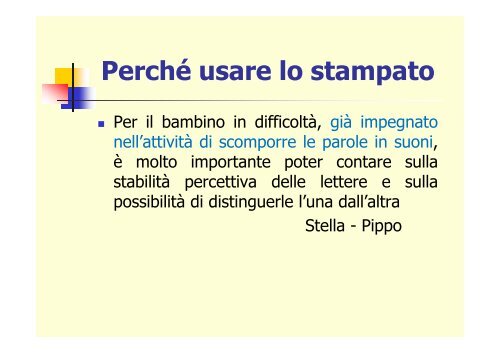 l'apprendimento dei processi di letto - Ufficio Scolastico di Reggio ...