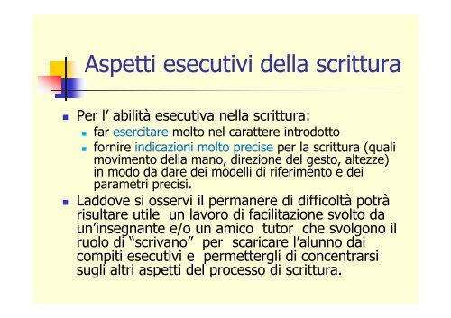 l'apprendimento dei processi di letto - Ufficio Scolastico di Reggio ...