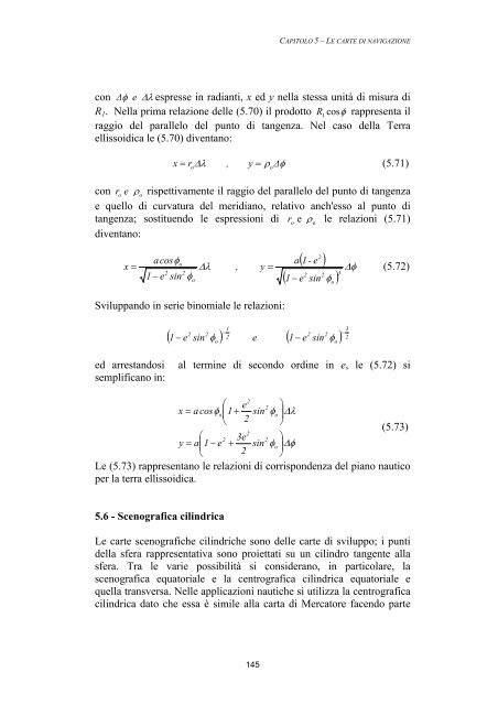 Cap.5 - Le carte di navigazione