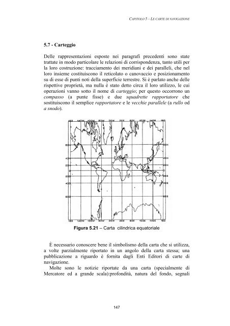 Cap.5 - Le carte di navigazione