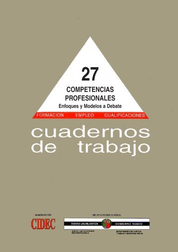 Competencias profesionales. Enfoques y modelos a debate - OEI