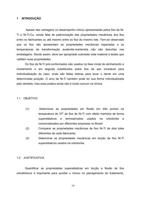 Propriedades Mecânicas em Flexão e Torção de Fios - IME