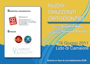 NUOVI ORIZZONTI ORTODONTICI - Orteam