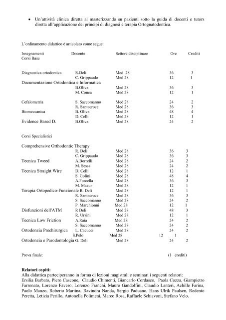 regolamento - Università Cattolica del Sacro Cuore