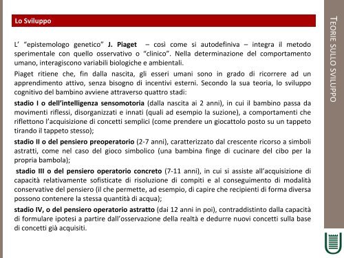CORSO DI DIDATTICA E PEDAGOGIA SPECIALE - Università degli ...