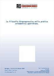 La Filosofia Bioprogressiva nella pratica ... - Ortodonzia.com