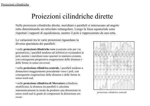 1 Proiezioni Cartografiche