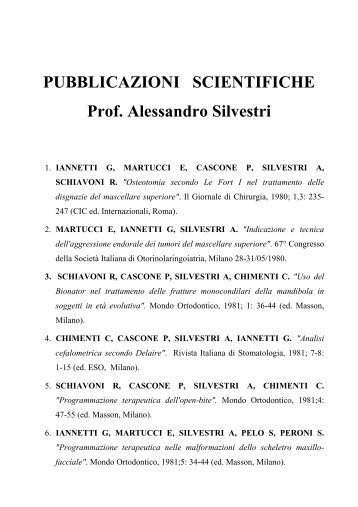 Pubblicazioni - Sapienza - Università di Roma