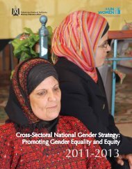 Cross-Sectoral and National Gender Strategy 2011-2013 - UN Women