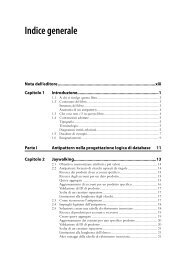 SQL - quello che i libri non dicono :: Indice - Apogeonline