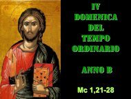 Presentazione della 4° Domenica del tempo Ordinario B