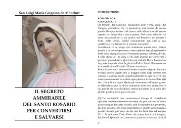 IL SEGRETO AMMIRABILE DEL SANTO ROSARIO PER ... - Altervista