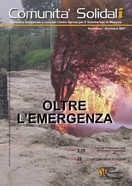 OLTRE L'EMERGENZA - CESV Messina