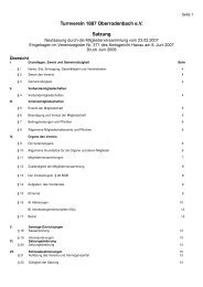 satzung.pdf - Turnverein Oberrodenbach
