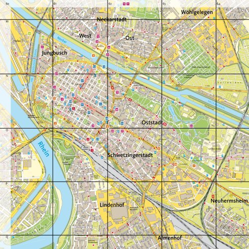 Il quadrato di Mannheim. - Tourist Information Mannheim