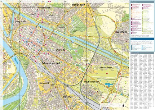 Stadtplan Mannheim (7 MB) - Tourist Information Mannheim