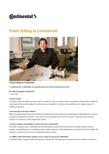 Frank Edling la Continental