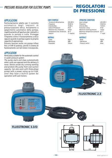 Pompe Speroni, elettropompe, motopompe centrifughe ... - Coassifin.It