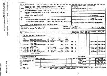 REQUISITION AND INVOICE / SHIPPING DOCUMEN T