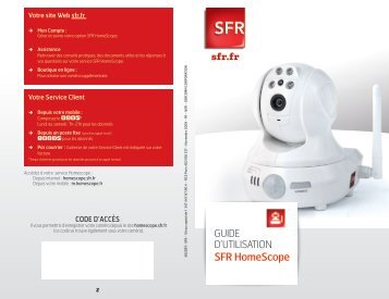 Guide d'utilisation du SFR HomeScope - Assistance SFR