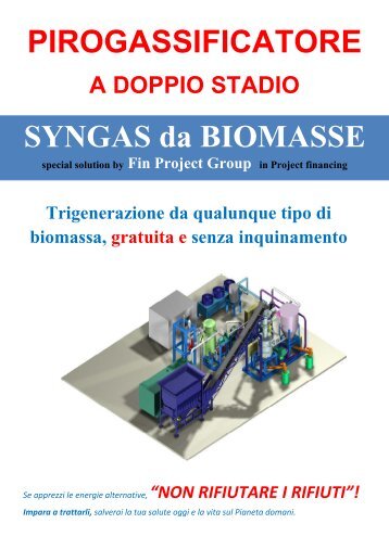 PIROGASSIFICATORE SYNGAS da BIOMASSE - Easy News Press ...